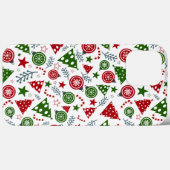 kerstboompatroon Case-Mate iPhone case (Achterkant (horizontaal))