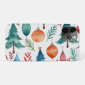 kerstboompatroon Case-Mate iPhone case (Achterkant (horizontaal))