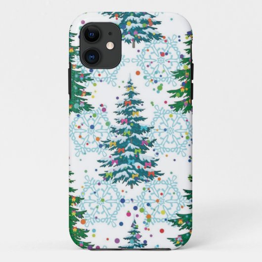 kerstboompatroon Case-Mate iPhone case (Achterkant)