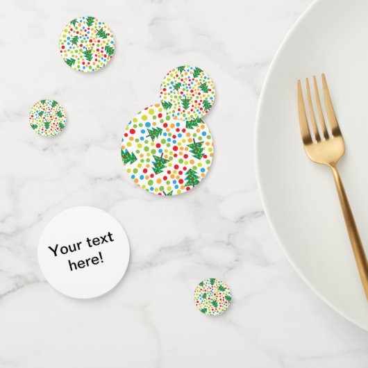 kerstboompatroon confetti (Groep)