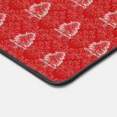 Kerstboompatroon Damask Background Holiday Bureaumat (Hoek)