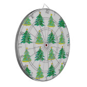 kerstboompatroon dartbord (Voorkant Links)