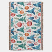 kerstboompatroon deken (Voorkant Verticaal)