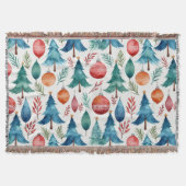 kerstboompatroon deken (Voorkant)