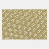 Kerstboompatroon feestelijke Manuscript Inpakpapier Vel (Voorkant 3)