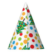 kerstboompatroon feesthoedjes (Achterkant)