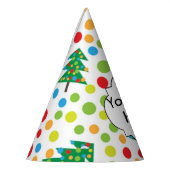 kerstboompatroon feesthoedjes (Links)