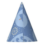 kerstboompatroon feesthoedjes (Achterkant)