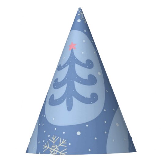 kerstboompatroon feesthoedjes (Voorkant)