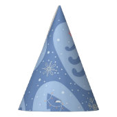 kerstboompatroon feesthoedjes (Links)