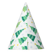 kerstboompatroon feesthoedjes (Achterkant)