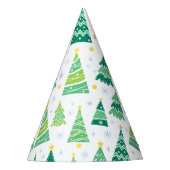 kerstboompatroon feesthoedjes (Voorkant)