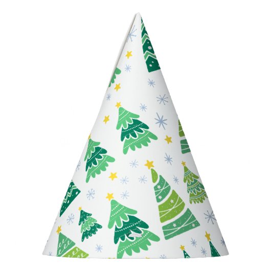 kerstboompatroon feesthoedjes (Links)