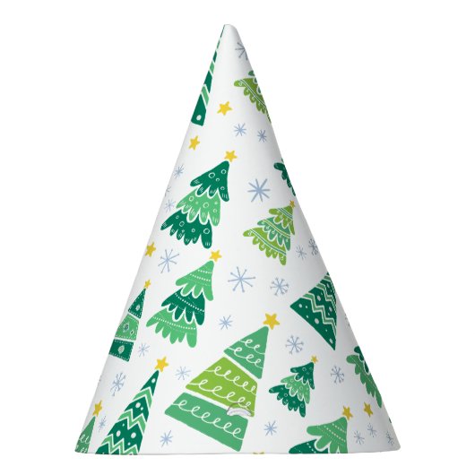 kerstboompatroon feesthoedjes (Rechts)