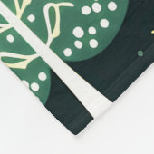 kerstboompatroon fleece deken (Hoek)