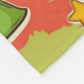 kerstboompatroon fleece deken (Hoek)