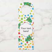 kerstboompatroon flessenhanger (Voorkant)