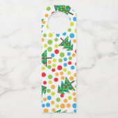 kerstboompatroon flessenhanger (Achterkant)