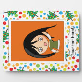 kerstboompatroon fotoplaat (Voorkant)