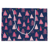 kerstboompatroon groot cadeauzakje (Achterkant)