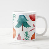 kerstboompatroon grote koffiekop (Rechts)