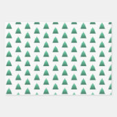 kerstboompatroon inpakpapier vel (Voorkant 2)