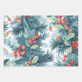 kerstboompatroon inpakpapier vel (Voorkant 2)