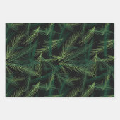 kerstboompatroon inpakpapier vel (Voorkant 3)