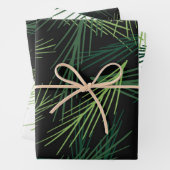 kerstboompatroon inpakpapier vel (In situ)