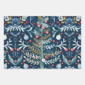 kerstboompatroon inpakpapier vel (Voorkant 2)