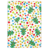 kerstboompatroon klembord (Achterkant)