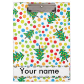 kerstboompatroon klembord (Voorkant)