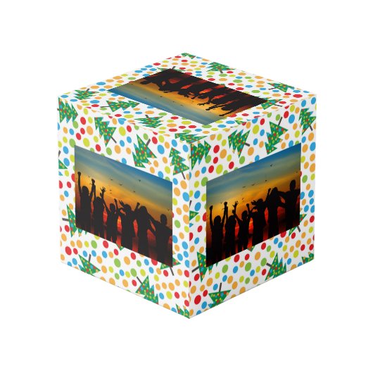 kerstboompatroon kubus (Achter hoekig)