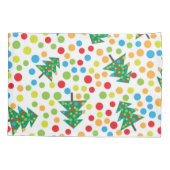 kerstboompatroon kussensloop (Achterkant)