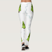 kerstboompatroon leggings (Achterkant)