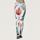 kerstboompatroon leggings (Achterkant)