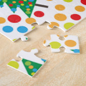 kerstboompatroon legpuzzel (Zijkant)