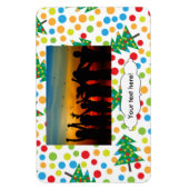 kerstboompatroon magneet (Verticaal)