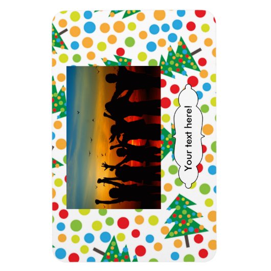 kerstboompatroon magneet (Verticaal)