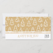 Kerstboompatroon Mijn aangepaste zakelijke Logo (Voorkant)