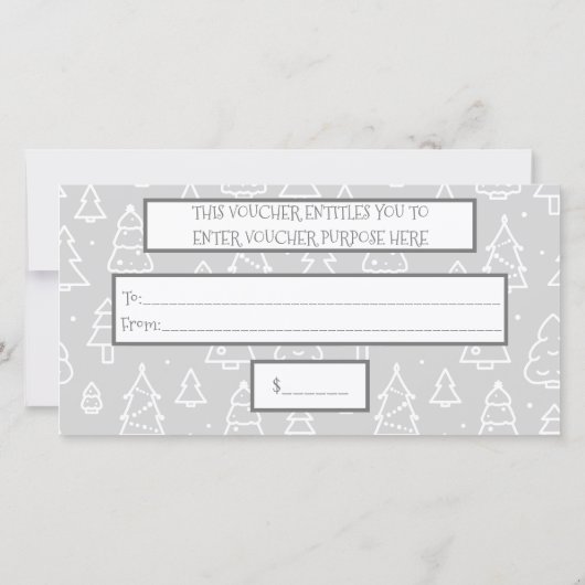 Kerstboompatroon Mijn aangepaste zakelijke Logo (Achterkant)