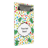 kerstboompatroon mini klembord (Schuin)