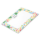 kerstboompatroon notitieblok (Schuin)
