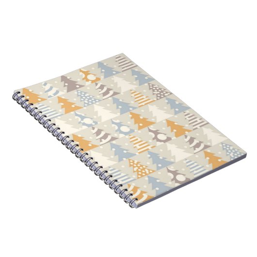 kerstboompatroon notitieboek (Rechterzijde)