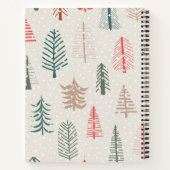 kerstboompatroon notitieboek (Achterkant)