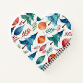 kerstboompatroon notitieboek (Achterkant)