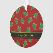 kerstboompatroon ornament (voorkant)
