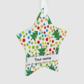 kerstboompatroon ornament (voorkant)