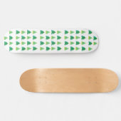 kerstboompatroon persoonlijk skateboard (Horizontaal)