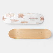 kerstboompatroon persoonlijk skateboard (Horizontaal)